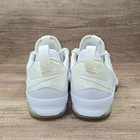 Nike Lebron XIV 14 Low Men's Size 11 White Basketball Sneakers (878636-101) - Picture 4 of 9
